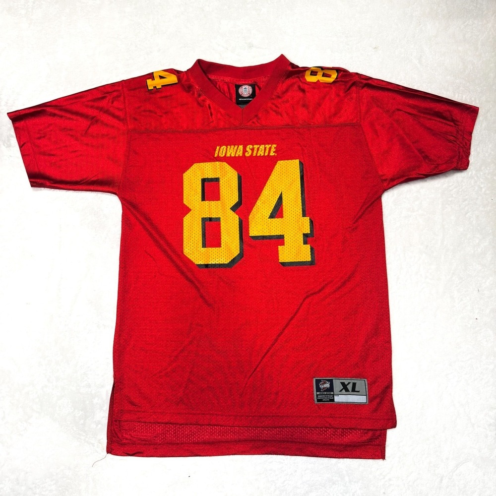 Iowa State Cyclones # 84 Jersey XL Red Genuine Stuff NCAA Football Sports
